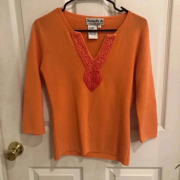 Joseph a /sweater / orange size med - Picture 1 of 3